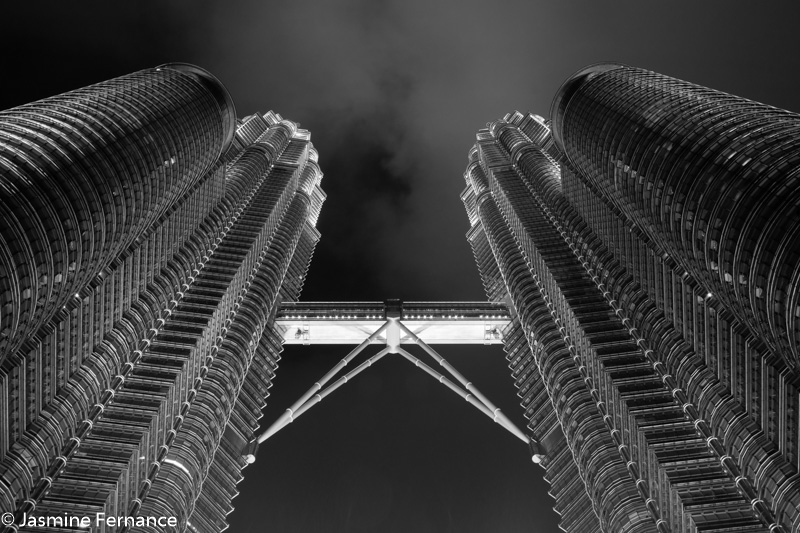 Petronas Towers at night