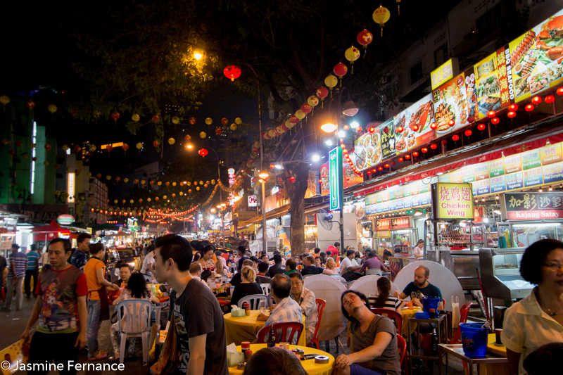 Jalan Alor night street food markets