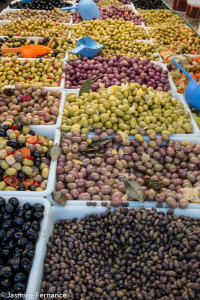 Olives at the Bastille Markets