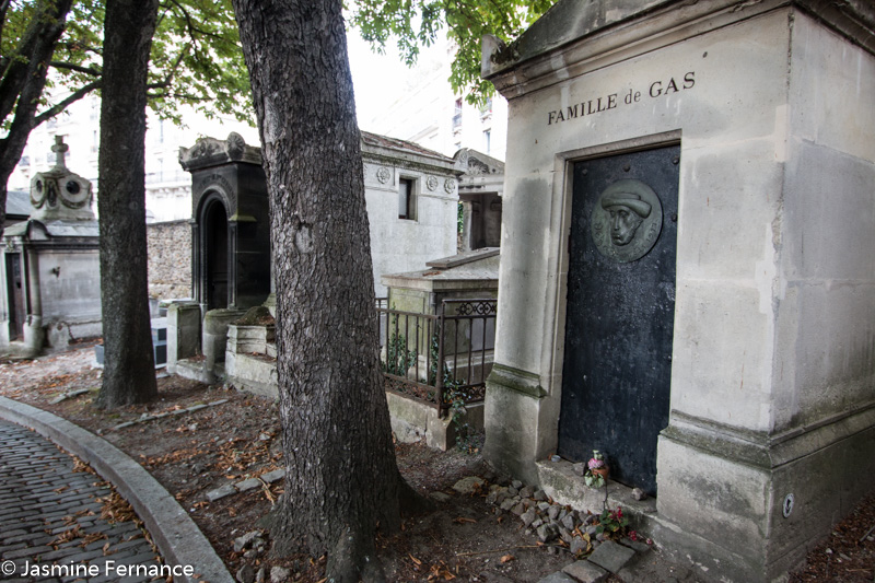 Edgar Degas grave, Montmartre Cemetery