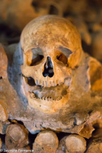 Paris Catacombs skull