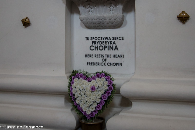 Chopin's heart, St Anne's church