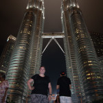 Petronas Towers at night, Kuala Lumpur