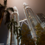 Petronas Towers at night, Kuala Lumpur
