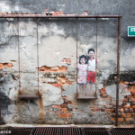 Ernest Zacharevic street art in Georgetown