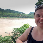 Jasmine Fernance and the Mekong River, Luang Prabang