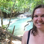 Jasmine Fernance at Kuang Si Falls