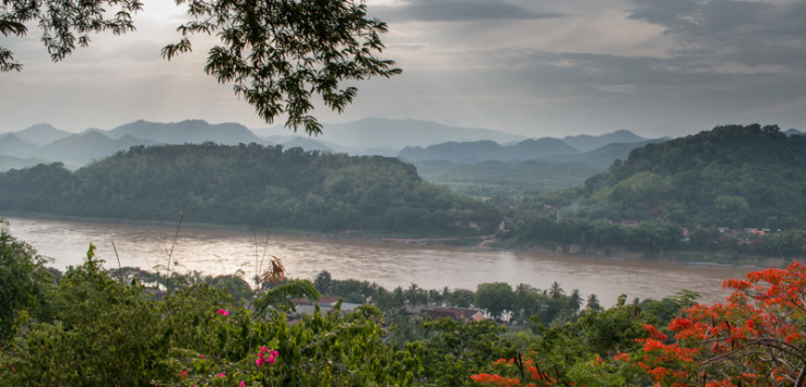 View of Luang Prabang from Phou Si