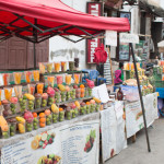 Fruit shake stalls at Luang Prabang night markets