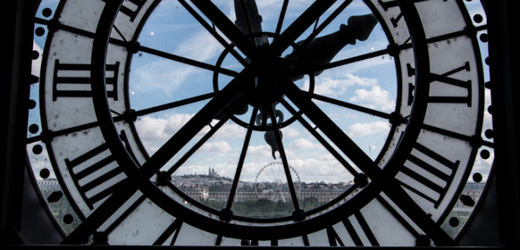 Musee d'Orsay 5th floor clock