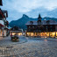 Oberammergau at night