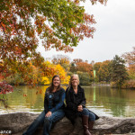 Jasmine Fernance in Central Park, New York, in Autumn